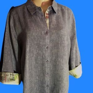 Chico’s Classic Blue button down blouse